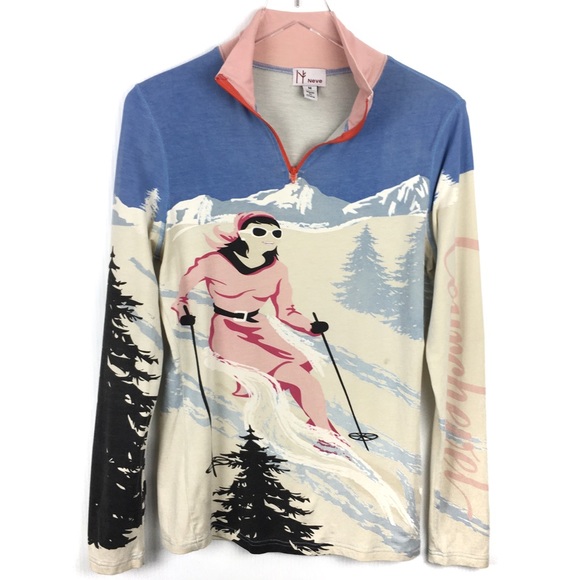 Neve Sweaters - Neve Base Layer Limited Edition Graphic Courchevel